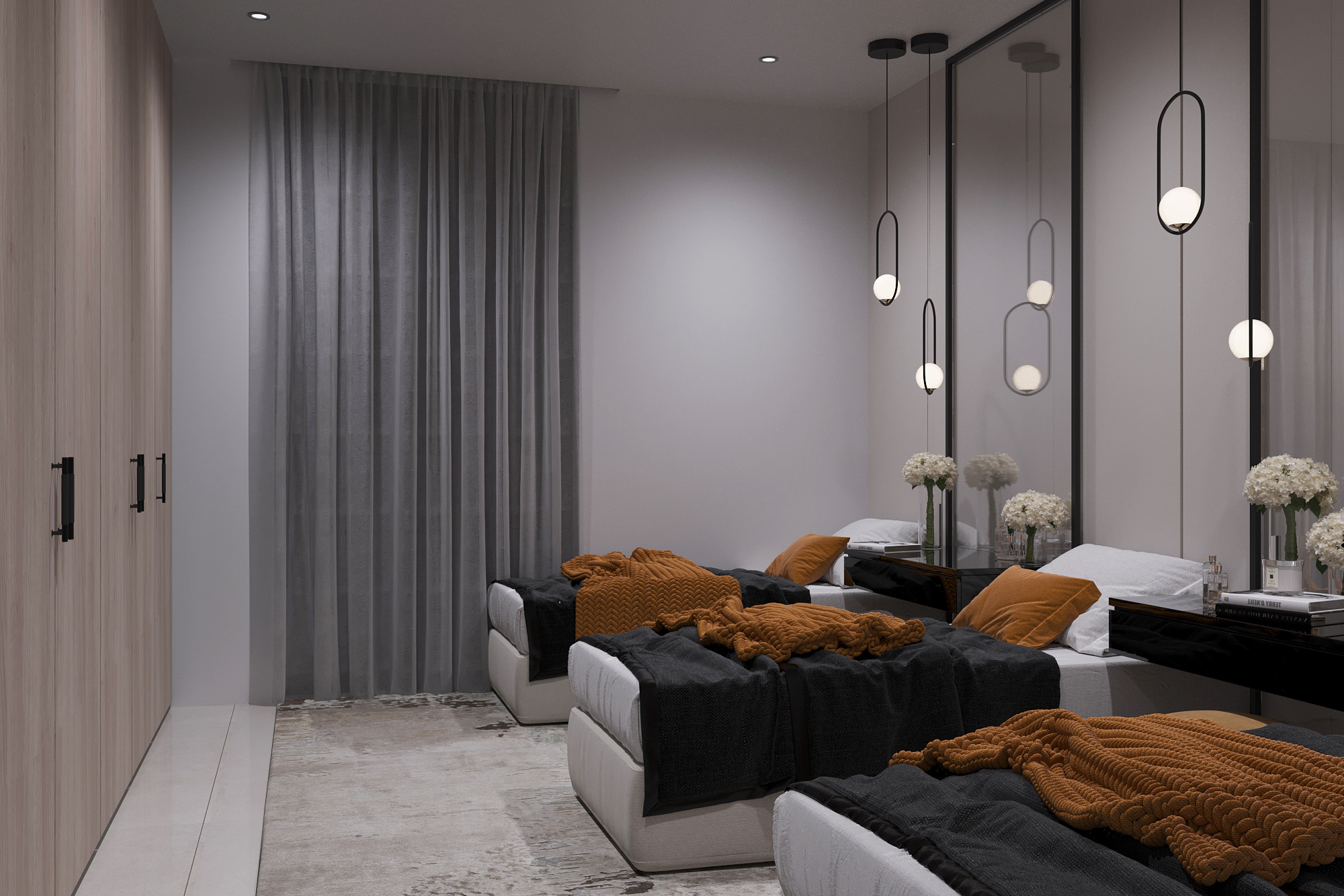 BEDROOM-3 beds-VIEW 2-FINAL